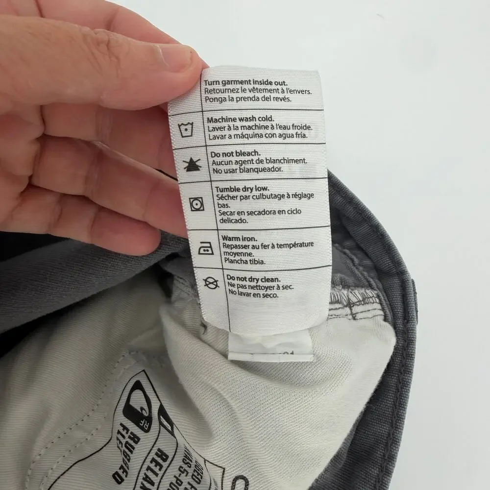 Carhartt‎ Cargo Pants Mens 40X30 (38x28 ACTUAL) Gray Relaxed Fit Workwear